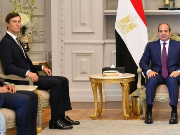 Donald Trump'ın damadı, Mısır Cumhurbaşkanı Sisi ile görüştü