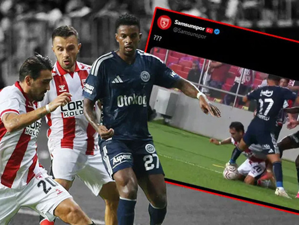 Samsunspor, Fenerbahçe maçı devam ederken paylaştı. Üç soru işaretli tepki