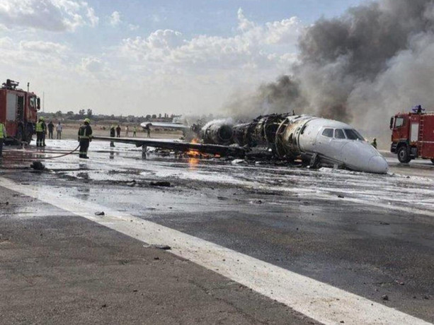 Türk jeti yandı, Libya'da havalimanı kapatıldı. Şirketten açıklama