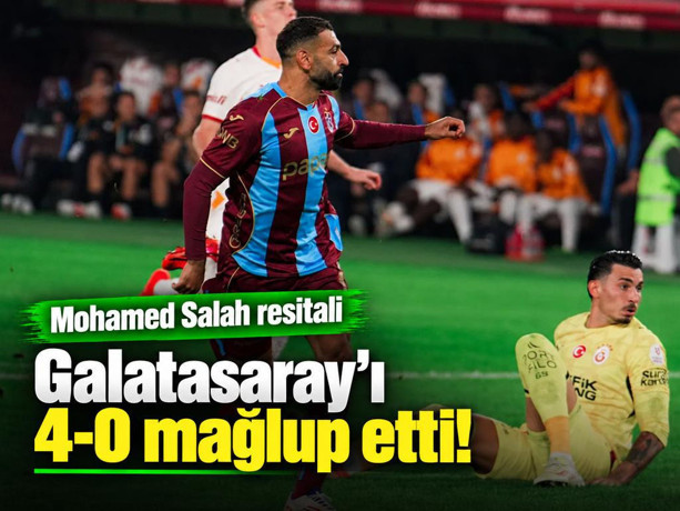 Süper Lig'de derbi zamanı: Trabzonspor, Galatasaray'ı 4-0 mağlup etti!