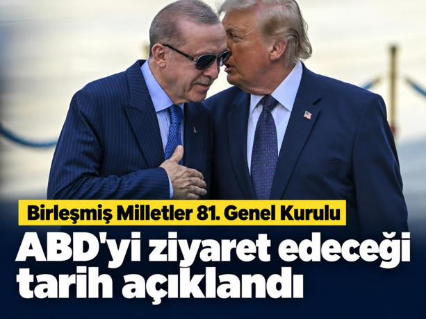 Cumhurbaşkanı Erdoğan'ın ABD'yi ziyaret edeceği tarih açıklandı