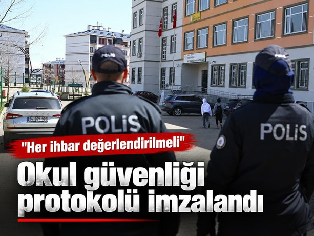 Okul güvenliği protokolü imzalandı