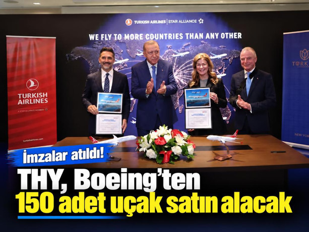 THY, Boeing'ten 150 adet uçak satın alacak