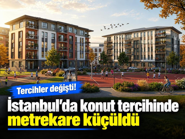 İstanbul'da konut tercihinde metrekare küçüldü