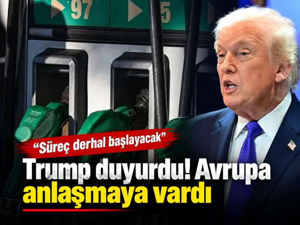 Trump duyurdu! Avrupa dizel yakıt stoklarını serbest bırakma konusunda anlaştı... "Süreç derhal başlayacak"