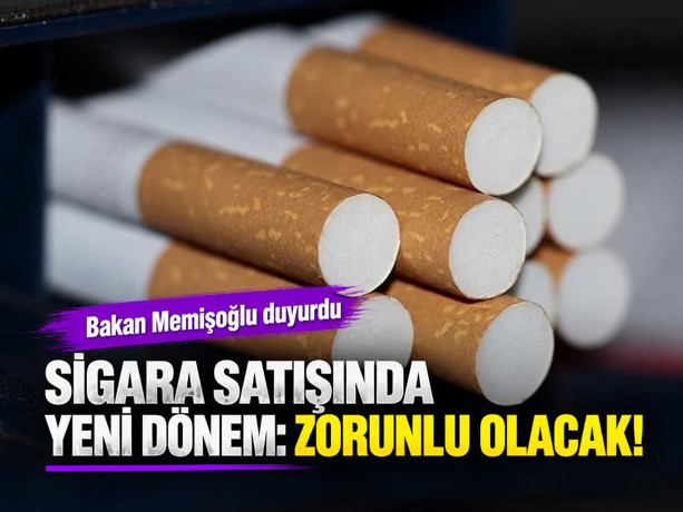 Kemal Memişoğlu duyurdu: Sigara satışında kimlik numarası dönemi