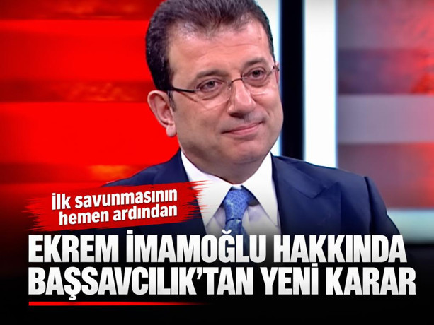 İlk savunmasının hemen ardından: Ekrem İmamoğlu hakkında yeni soruşturma