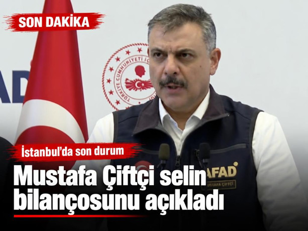 İçişleri Bakanı Çiftçi'den sel açıklaması: 6 kişi için kayıp ihbarı