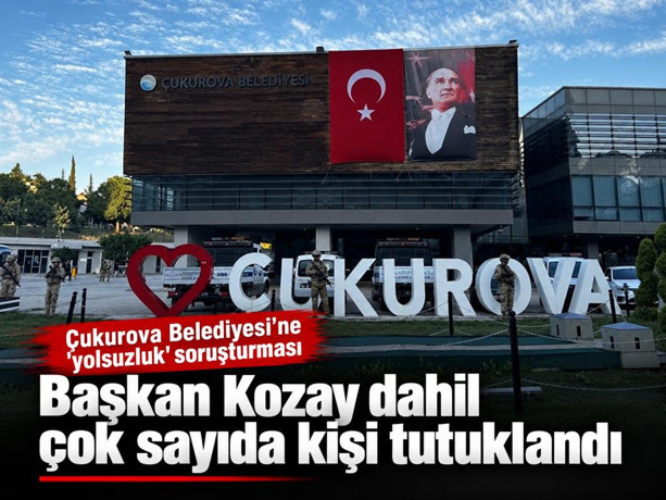 Çukurova Belediye'sine 'yolsuzluk' operasyonu: Başkan Emrah Kozay tutuklandı