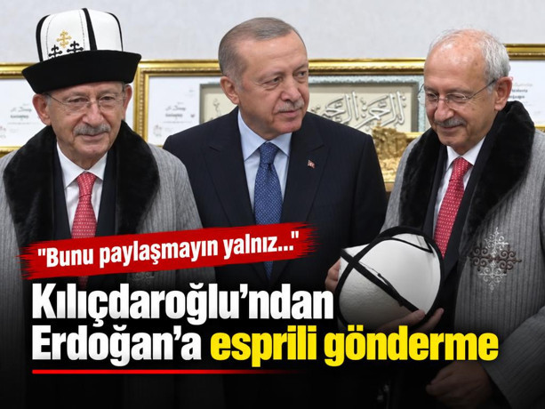 Kılıçdaroğlu'ndan Cumhurbaşkanı Erdoğan'a esprili gönderme