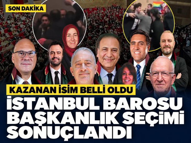 İstanbul Barosu başkanlık seçimi sonuçlandı: Kazanan isim belli oldu