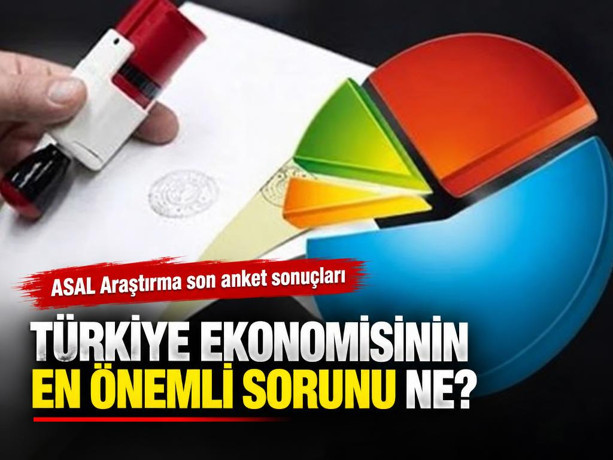 ASAL Araştırma son anket sonuçları: Türkiye ekonomisinin en önemli sorunu ne?
