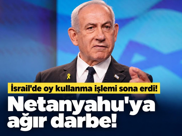 İsrail seçimlerinde kritik tablo! Netanyahu'nun partisi birinci, muhalefet bloğu önde