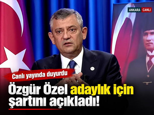 Özgür Özel adaylık için şartını açıkladı! "Kimse yoksa, kazanıyorsam elbet aday olurum!"