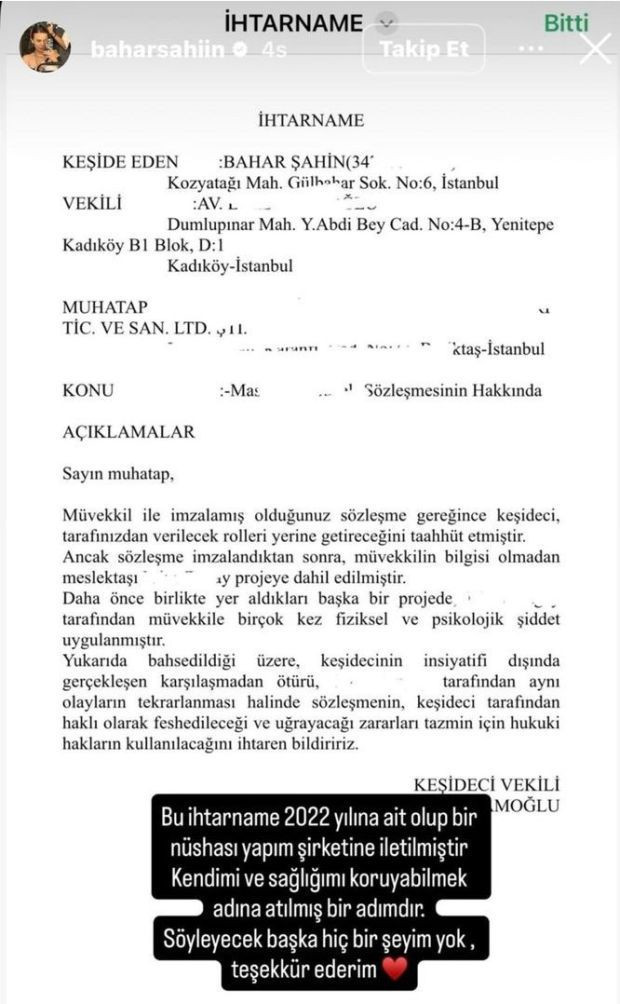 Bahar Şahin'den Mine Tugay'a sert sözler: Allah, sana bu hastalığı yaşatmasın - Resim : 1