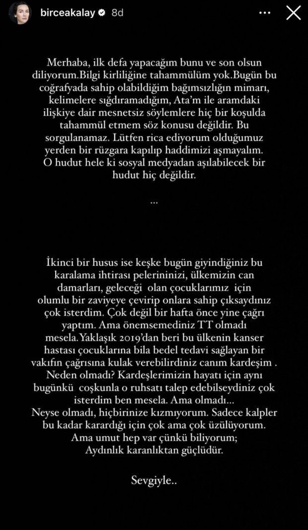 Birce Akalay'ın Disney Plus yanıtı tepki çekti! "Orta oyun oynayanlar..." - Resim : 1