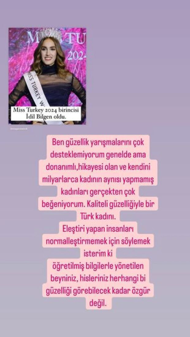 Aleyna Tilki, İdil Bilgen'i eleştirenlere tepki gösterdi - Resim : 1