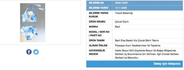 Bakanlık ifşa etti! 2 çocuk giyim markası yasaklandı - Resim : 2