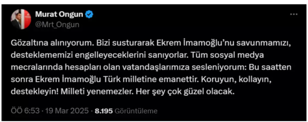 Ekrem İmamoğlu 'suç örgütü kurmak' ve 'PKK'ya yardım' suçlamasıyla gözaltına alındı - Resim : 13