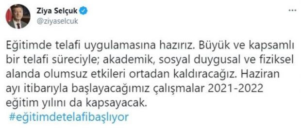 Bakan Selçuk: Haziran ayı itibarıyla başlayacağız - Resim : 1