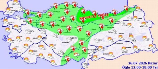 Meteoroloji 9 il için sarı kodlu uyarı verdi: Pazar planı yapanlar dikkat! - Resim : 2