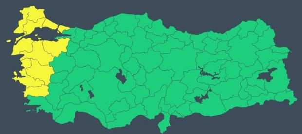 Meteoroloji'den 10 ile sarı kodlu uyarı: İstanbul'a da geliyor! - Resim : 1