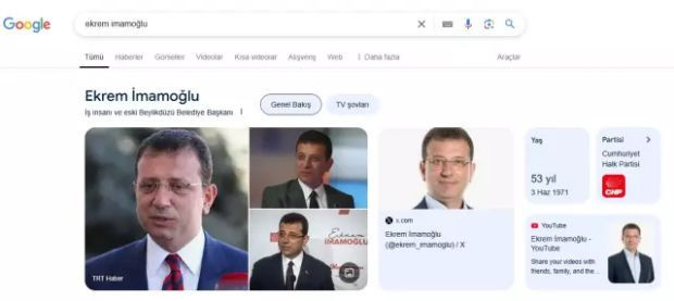 Google'dan dikkat çeken 'Ekrem İmamoğlu' hamlesi: 'İBB Başkanı' ifadesini hemen sildiler! - Resim : 3