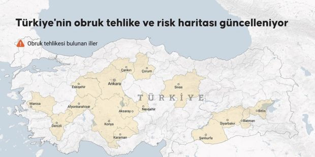 Türkiye'nin obruk haritası güncellendi, risk altındaki iller belli oldu - Resim : 1