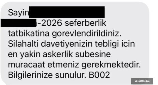 MSB'den "seferberlik" açıklaması! Telefona gelen tatbikat mesajı ne anlama geliyor? - Resim : 1