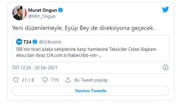 İBB, Taksiciler Odası’na rest çekti - Resim : 1