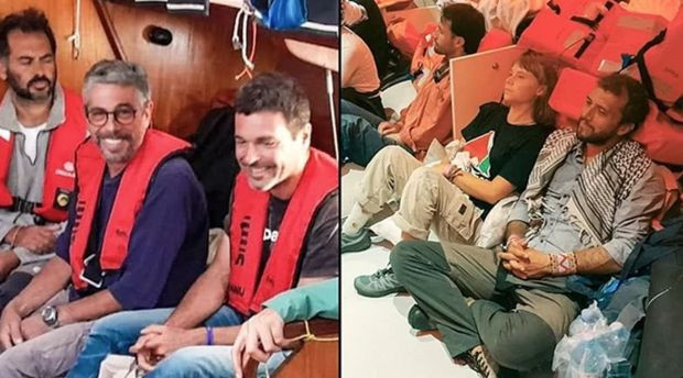 İsrail Küresel Sumud Filosu'na saldırdı: Abluka delindi! 37'si Türk 222 aktivist alıkonuldu - Resim : 3