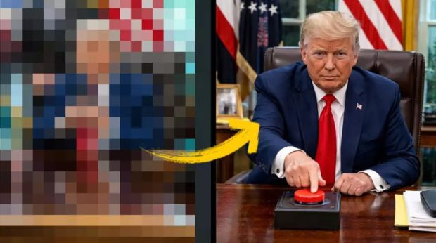 Piksel piksel fotoğrafların amacı ne? Beyaz Saray gizemli paylaşımlarla sosyal medyayı yıktı geçti - Resim : 1