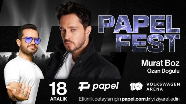 Papel Fest, 18 Aralık’ta Murat Boz ve Ozan Doğulu ile Volkswagen Arena'da! - Resim : 1