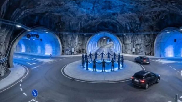 Okyanusun 72 metre altına kavşak yaptılar: 64 dakikalık yol 16 dakikaya indi - Resim : 1