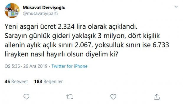 Muhalefet partilerinden asgari ücret tepkisi! - Resim : 1