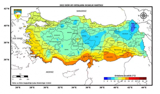 Antalya, Ekim ayında 41,2 derece ile sıcaklık rekoru kırdı - Resim : 1