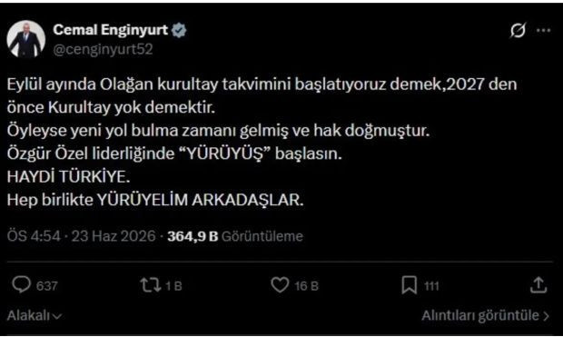 Ankara kulisleri hareketlendi! Özgür Özel'in yeni partisinin adı ve logosu sızdı - Resim : 2