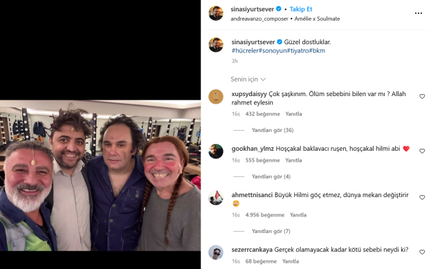 Hastalığını sakladı mı? Şinasi Yurtsever’in 24 gün önceki paylaşımı görenleri üzdü - Resim : 1