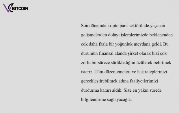 Kripto para sitesi VEBITCOIN kapandı - Resim : 1