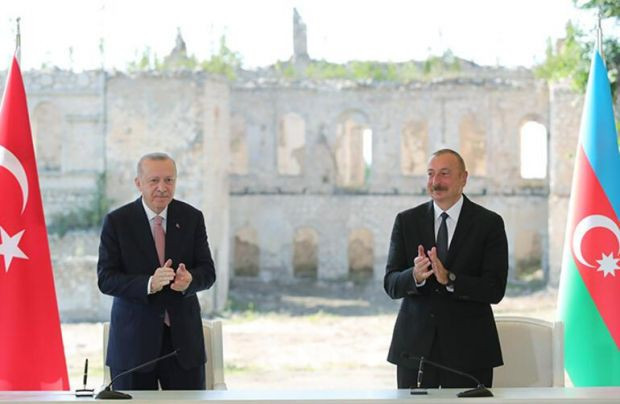 Cumhurbaşkanı Erdoğan'dan ve Aliyev'den Şuşa'da önemli açıklamalar - Resim : 3