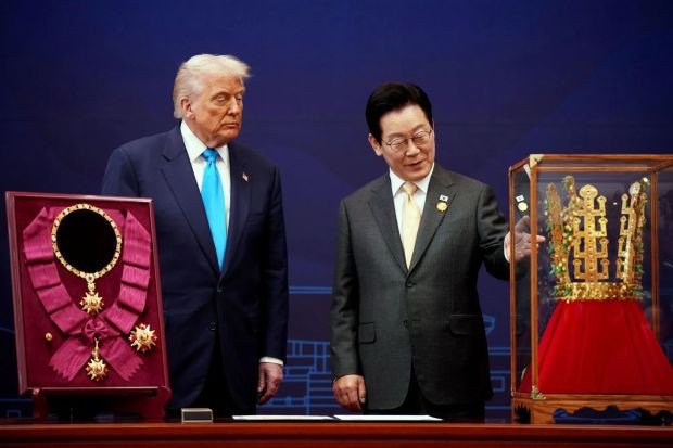 Trump Güney Kore’de Mugunghwa Nişanı aldı, Kim Jong Un’a yeniden çağrı yaptı - Resim : 2