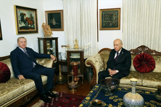 'İttifakta çatlak' iddialarının ardından ilk görüşme: Erdoğan, Bahçeli’yi konutunda ziyaret etti - Resim : 2