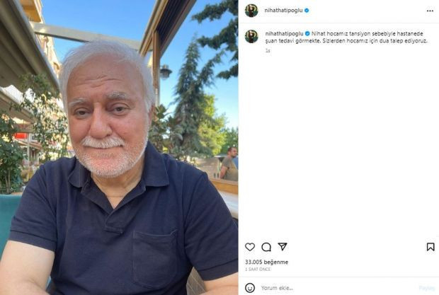 Prof. Dr. Nihat Hatipoğlu Nihat Hatipoğlu hastaneye kaldırıldı - Resim : 1