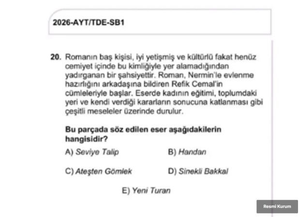YKS'de hatalı soru tartışması, ÖSYM inceleme başlattı! Edebiyat ve matematikte iptaller olacak mı? - Resim : 1