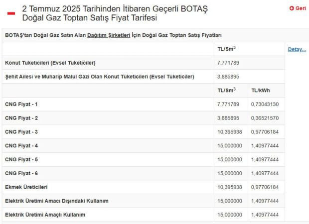 Bugünden itibaren geçerli olacak! Doğalgaza yüzde 24,6 zam geldi - Resim : 1