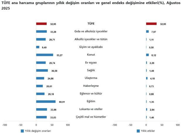 Ağustos ayı enflasyon rakamları belli oldu - Resim : 3