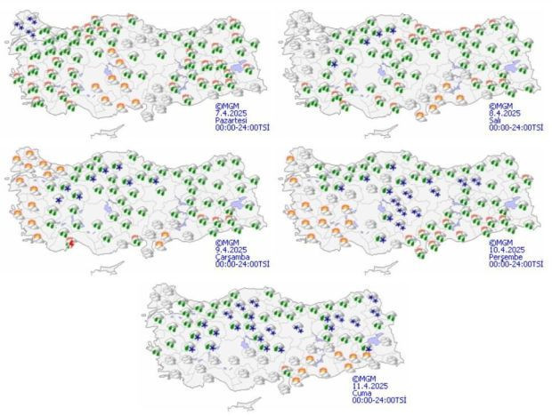 Meteoroloji'den 10 ile sarı kodlu uyarı: İstanbul'a da geliyor! - Resim : 2