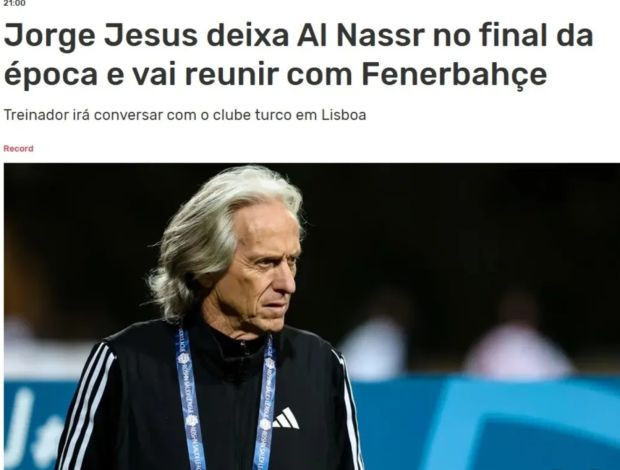 Fenerbahçe'den tarihi hamle! Jorge Jesus için rekor bütçe - Resim : 1