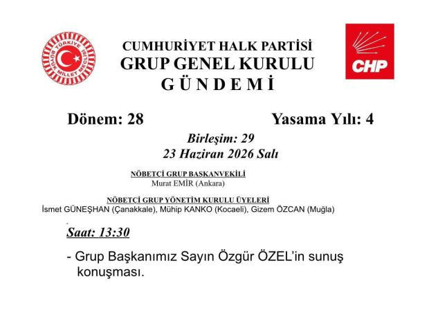Özgür Özel 'grup toplantısı' kararını verdi: TBMM Başkanlığı'na başvuru - Resim : 1