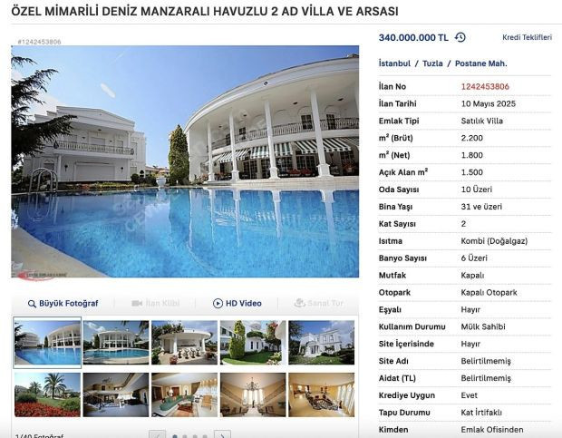 'Medcezir' dizisinin çekildiği villa satılıyor! Fiyatı dudak uçuklattı - Resim : 1